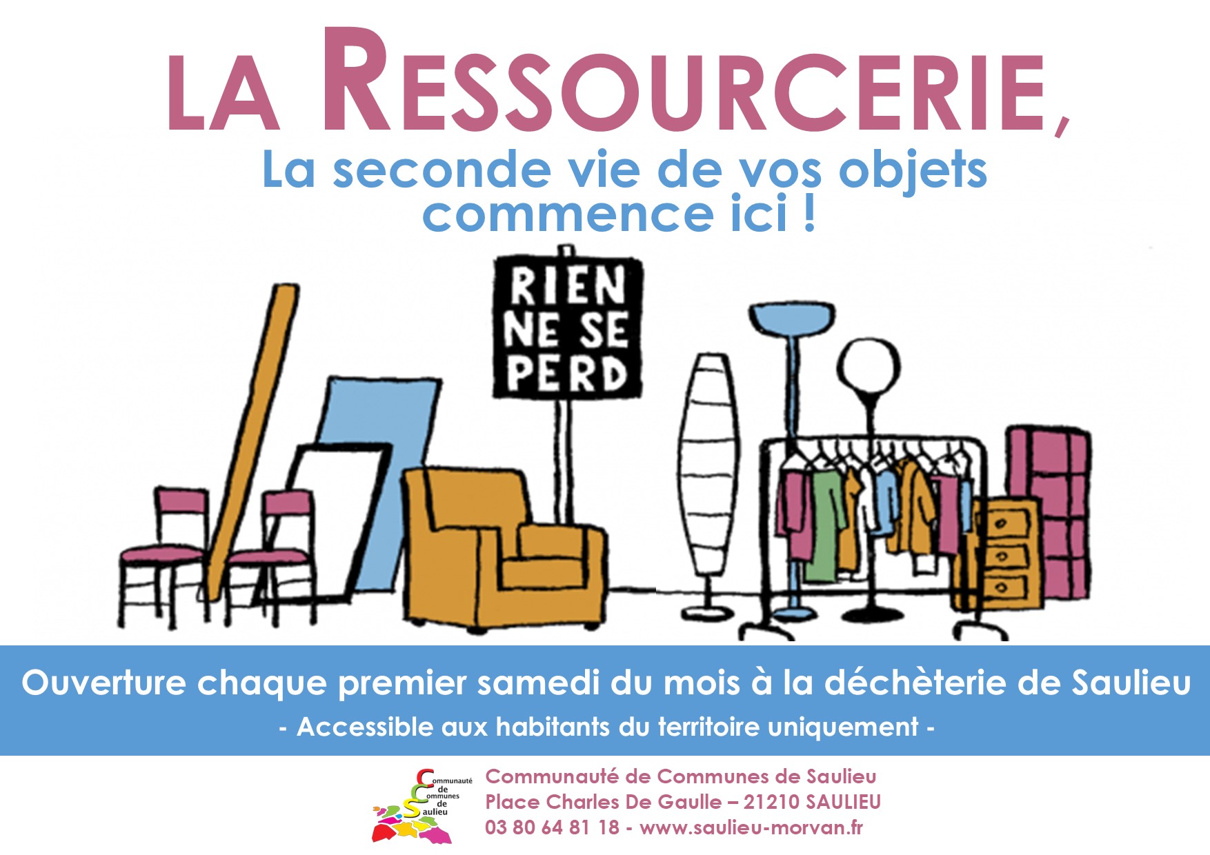 affiche générale Ressourcerie