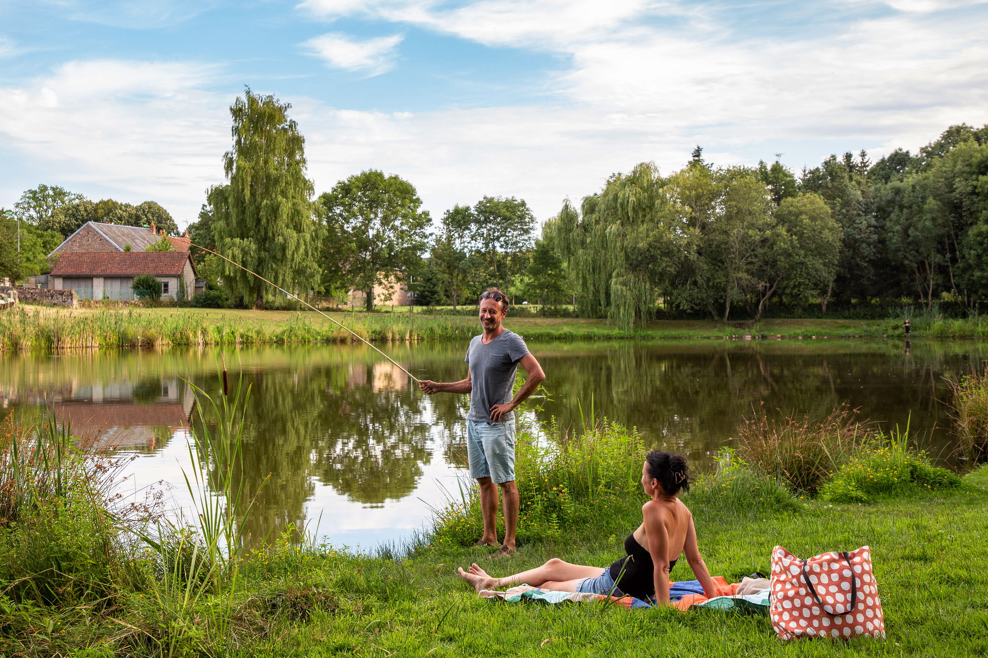 camping Saulieu pêche étang